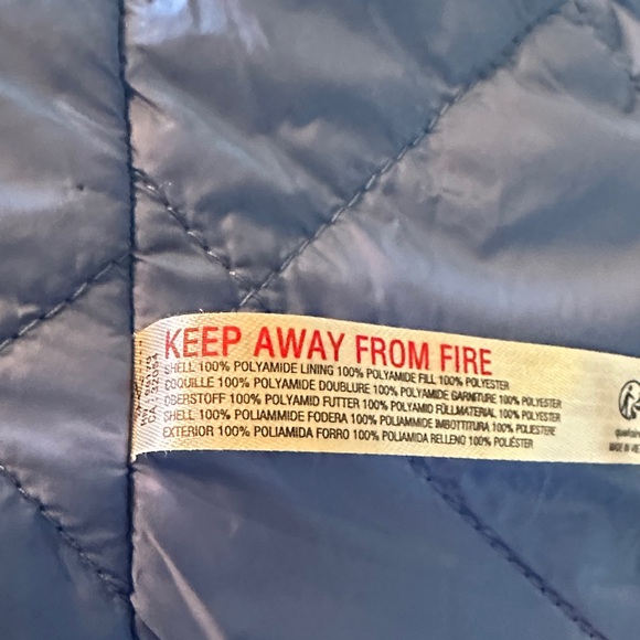 Free People Movement Off tge Bleachers Coaches Super Sonic Blue Jacket -New L - Picture 5 of 6